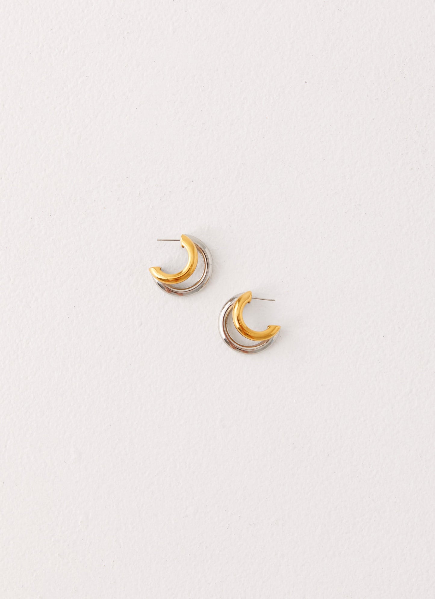 Cannon Earrings - Gold/Silver