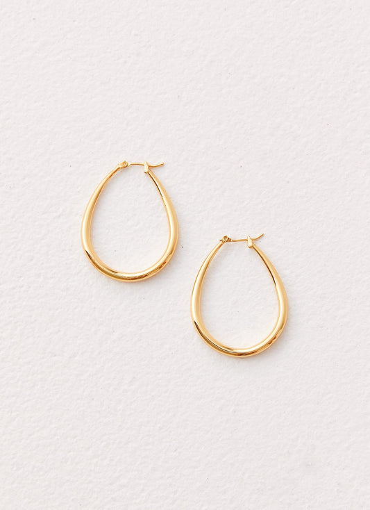 Gleam Hoop Earrings - Gold