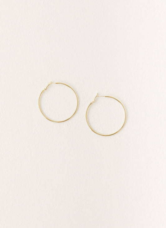 Maxxy Hoop Earrings - Gold